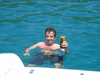 Enjoying the cup
